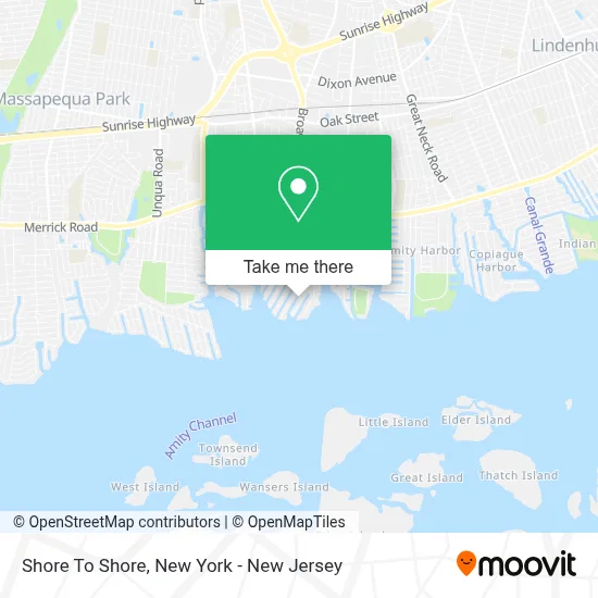 Shore To Shore map