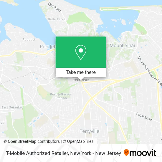 T-Mobile Authorized Retailer map