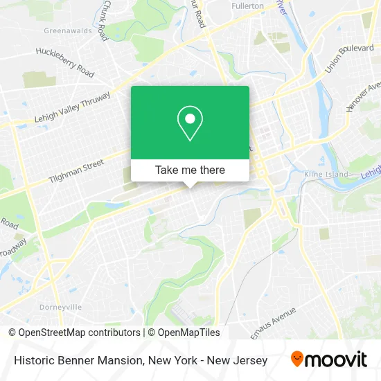 Historic Benner Mansion map