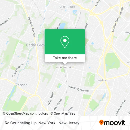 Rc Counseling Llp map