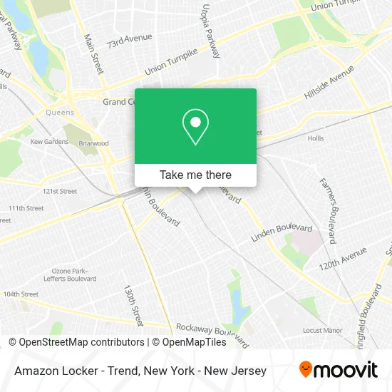 Amazon Locker - Trend map