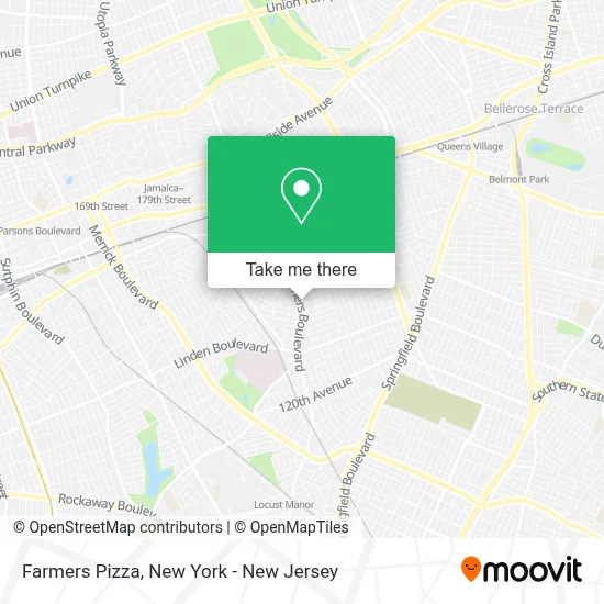 Farmers Pizza map