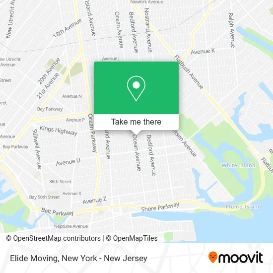 Elide Moving map