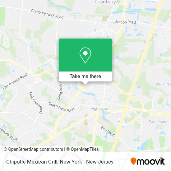 Chipotle Mexican Grill map