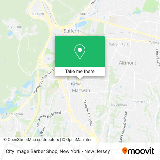 City Image Barber Shop map