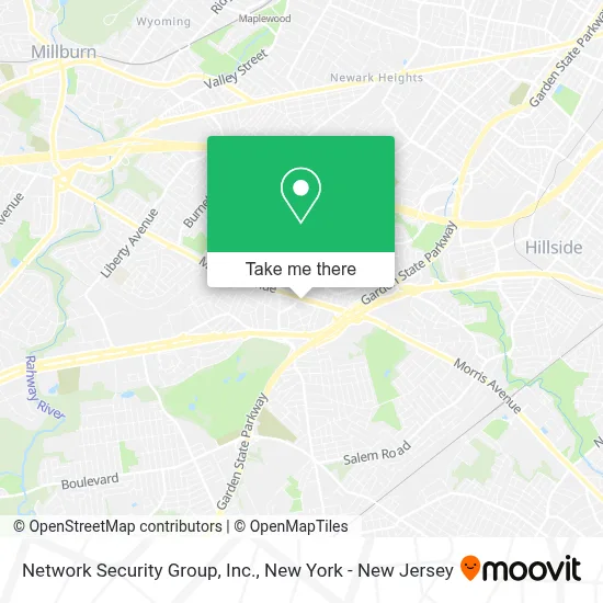 Network Security Group, Inc. map
