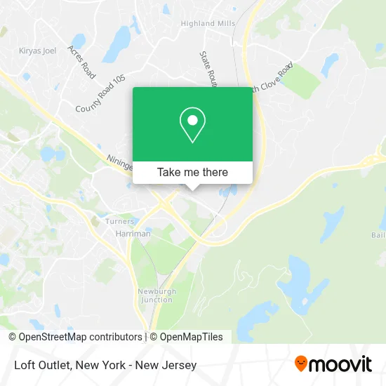 Loft Outlet map