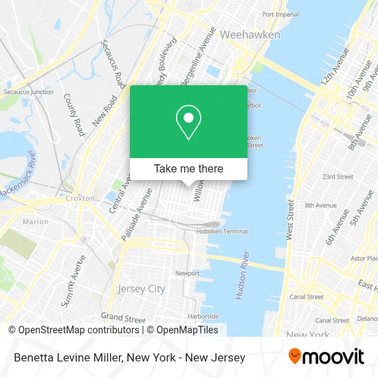 Benetta Levine Miller map