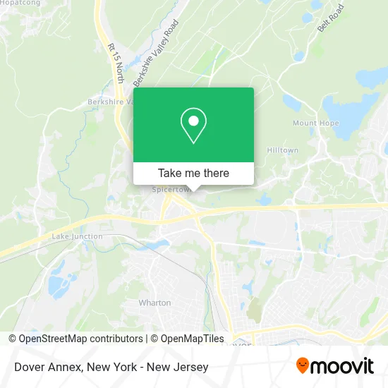 Dover Annex map