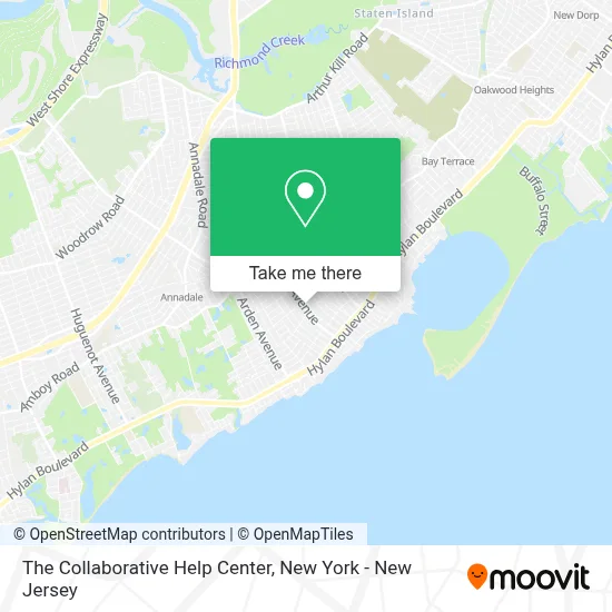 The Collaborative Help Center map