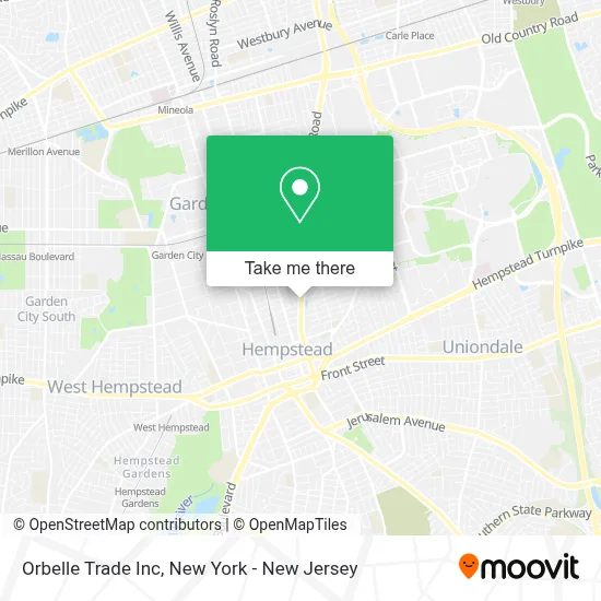 Orbelle Trade Inc map
