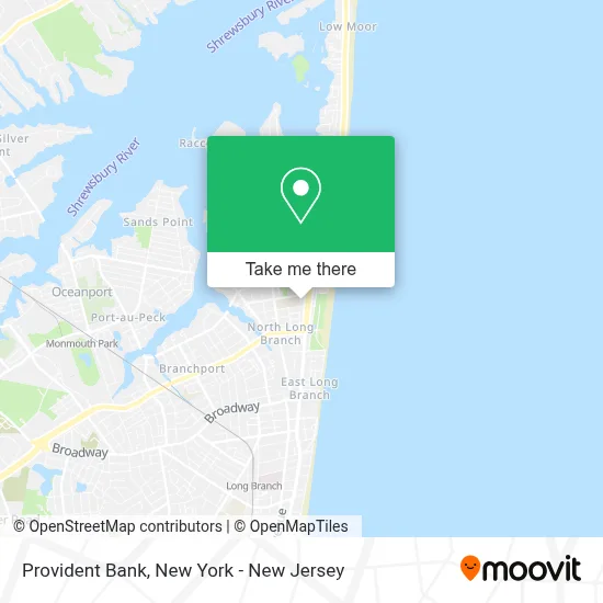 Provident Bank map