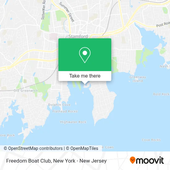 Freedom Boat Club map