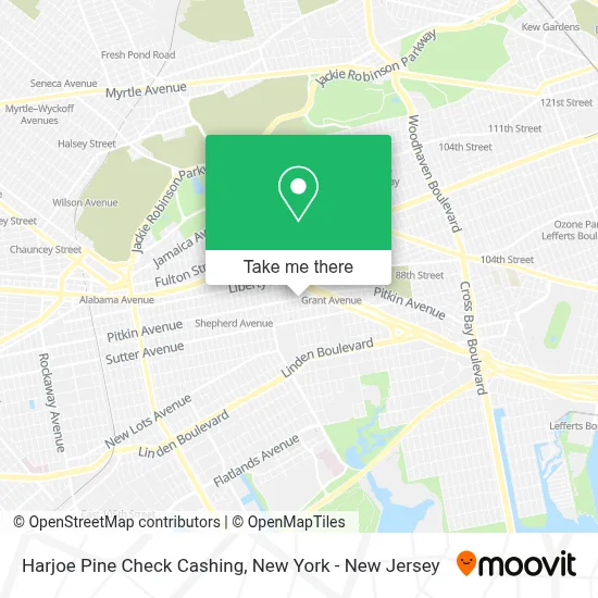 Harjoe Pine Check Cashing map