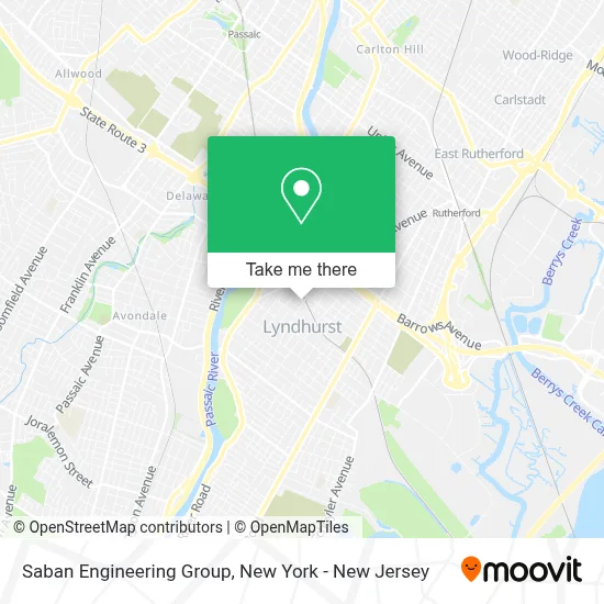 Saban Engineering Group map