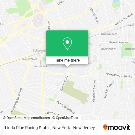 Linda Rice Racing Stable map