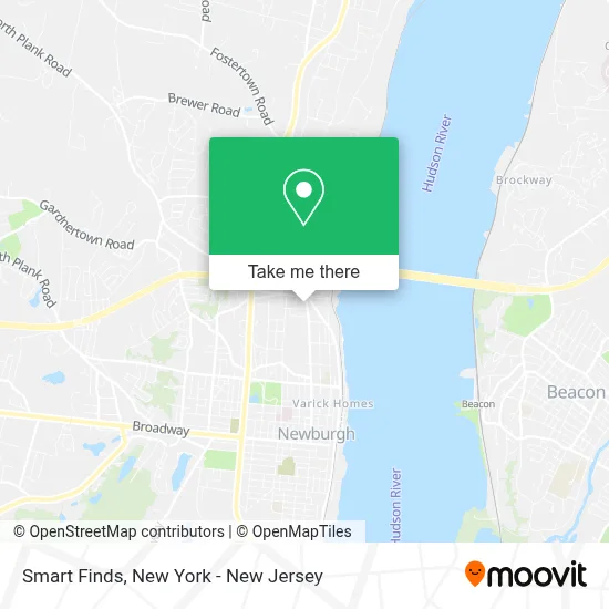 Smart Finds map