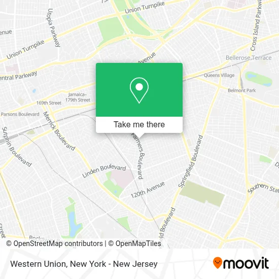 Western Union map