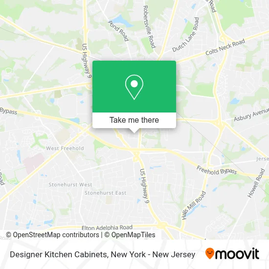 Designer Kitchen Cabinets map
