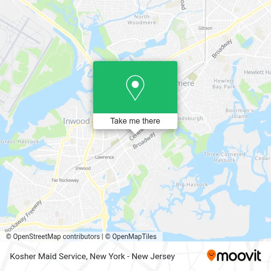 Kosher Maid Service map