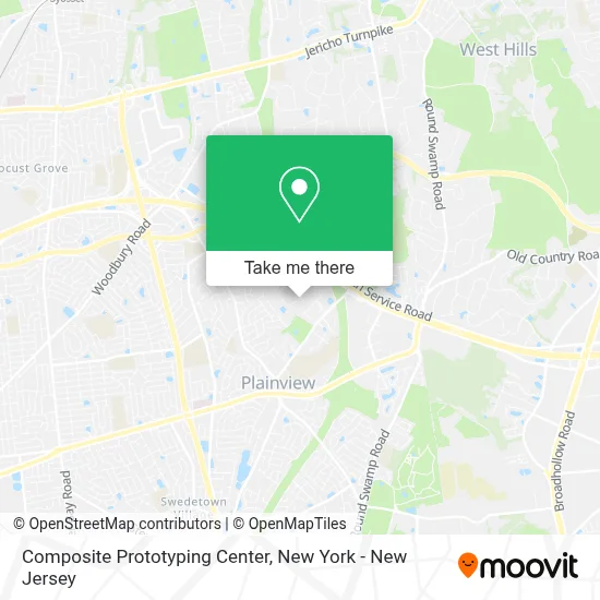 Composite Prototyping Center map