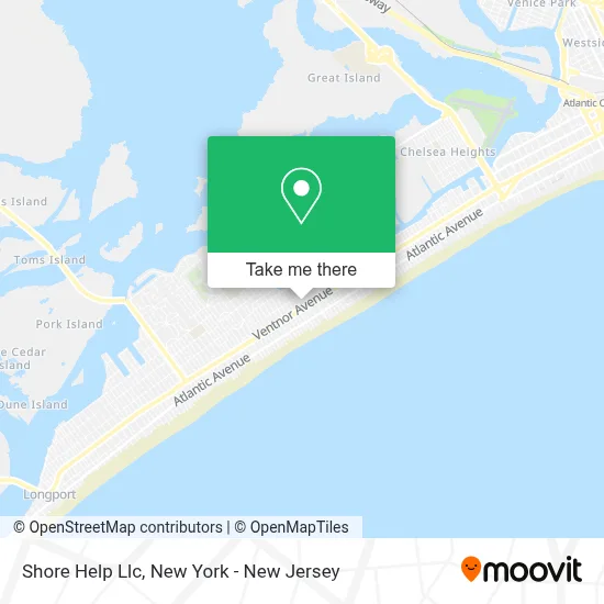 Shore Help Llc map