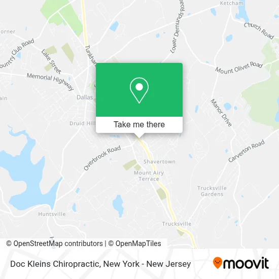 Doc Kleins Chiropractic map