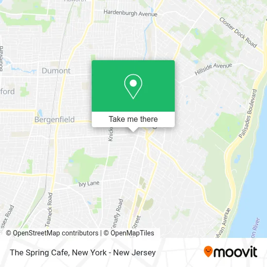 The Spring Cafe map