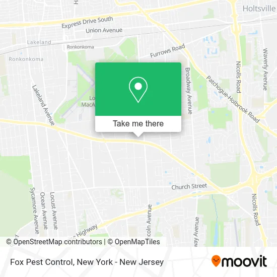 Fox Pest Control map