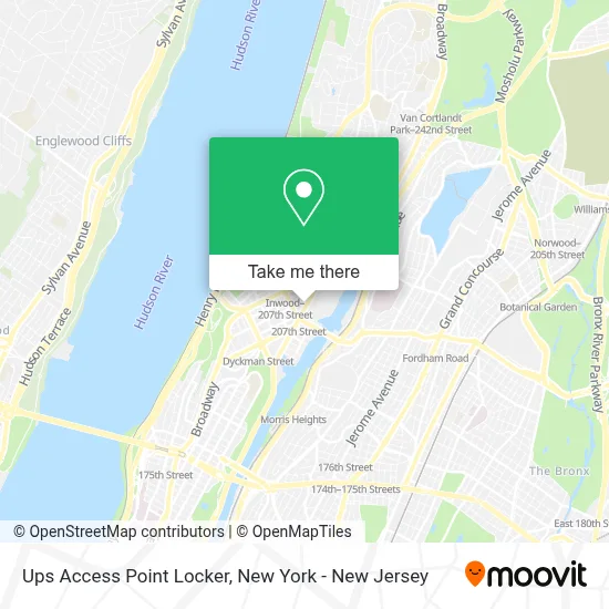 Ups Access Point Locker map