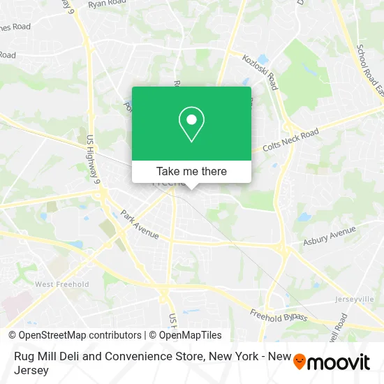 Rug Mill Deli and Convenience Store map