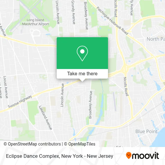 Eclipse Dance Complex map