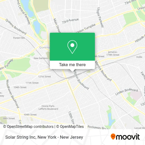 Solar String Inc map