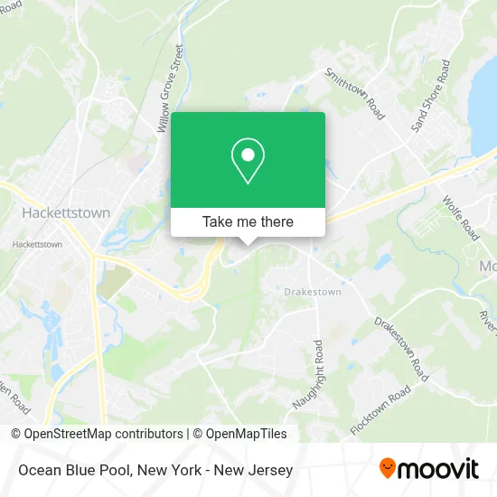 Ocean Blue Pool map