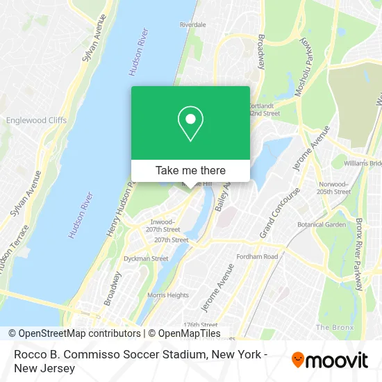 Rocco B. Commisso Soccer Stadium map