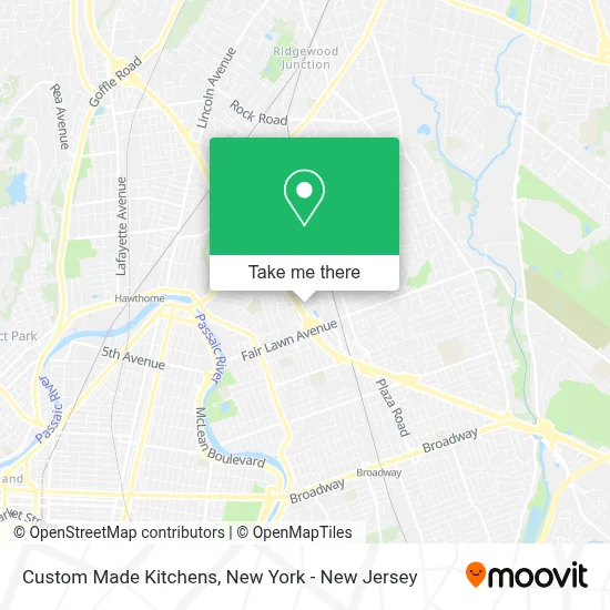 Custom Made Kitchens map