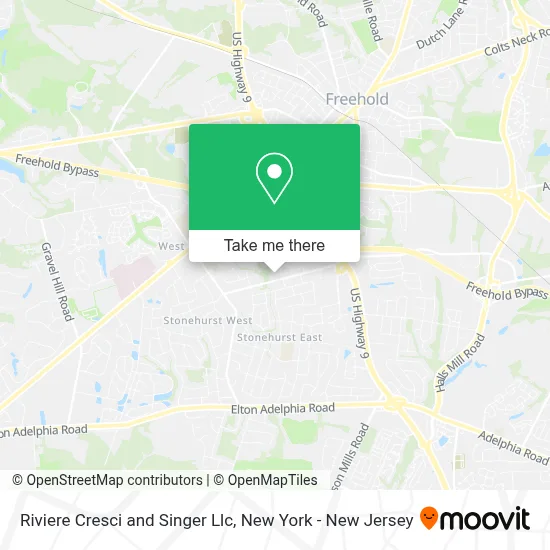 Riviere Cresci and Singer Llc map