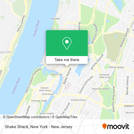 Shake Shack map