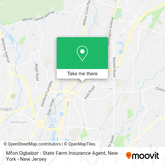 Mfon Ogbebor - State Farm Insurance Agent map