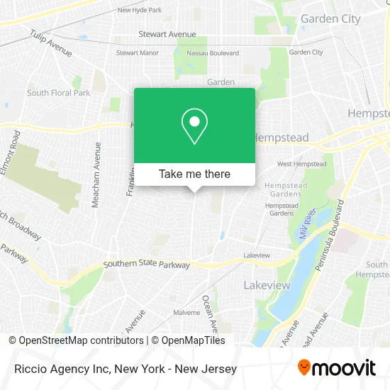 Riccio Agency Inc map