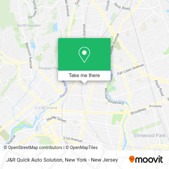 J&R Quick Auto Solution map