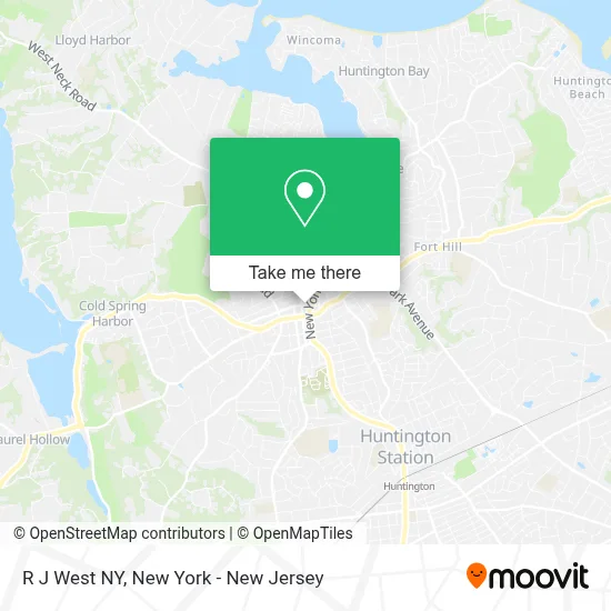 R J West NY map