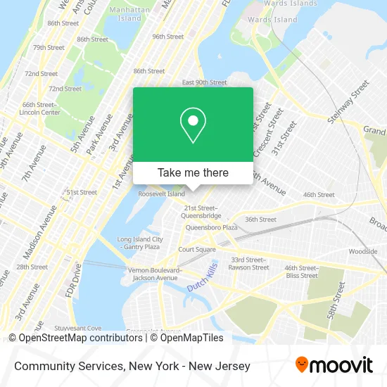 Community Services map