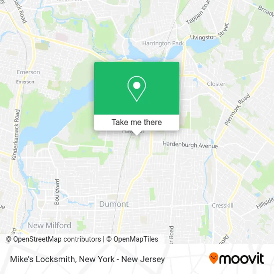 Mike's Locksmith map