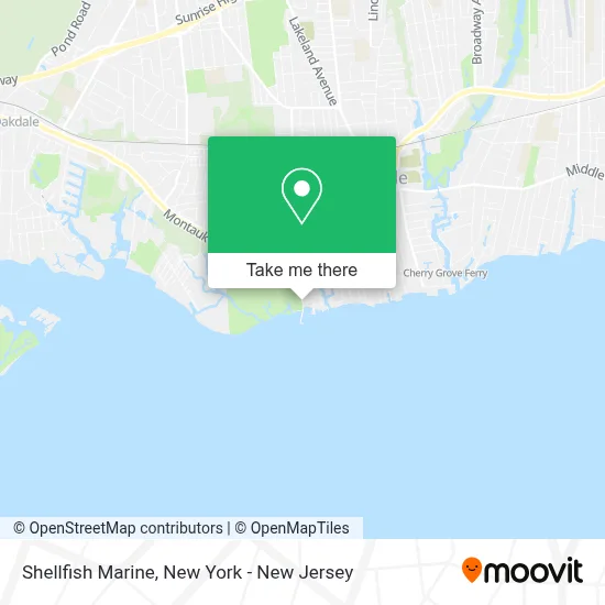 Shellfish Marine map