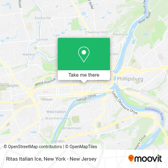 Ritas Italian Ice map