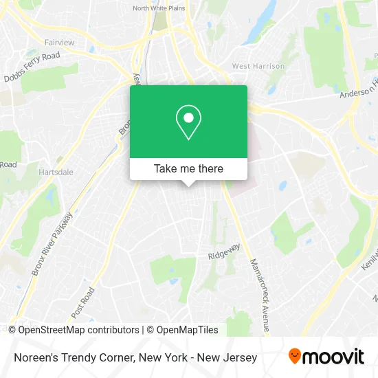 Noreen's Trendy Corner map