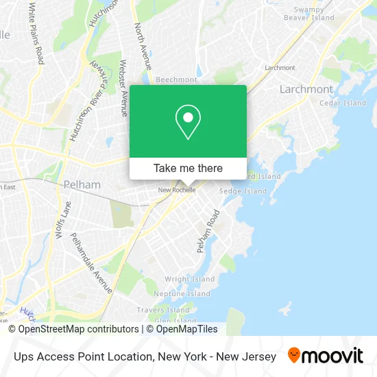 Ups Access Point Location map