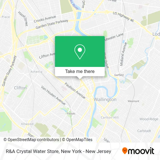 R&A Crystal Water Store map