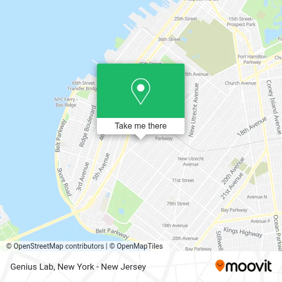 Genius Lab map